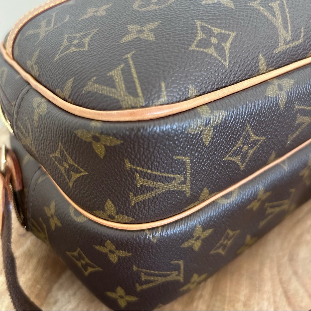Authentic Louis Vuitton Monogram Reporter Crossbody Shoulder Bag Purse SP1010 - Picture 13 of 16